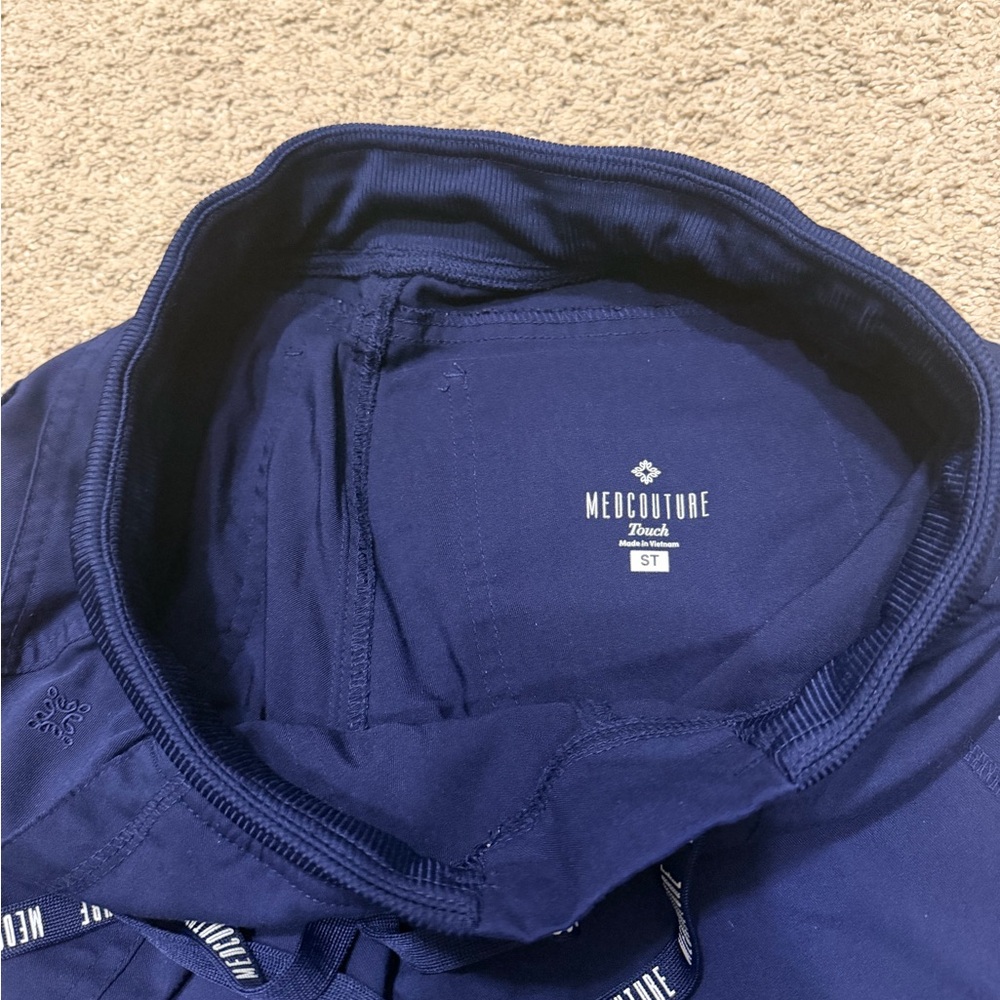 Med Couture Navy Blue Joggers Size S-Tall - Picture 4 of 5